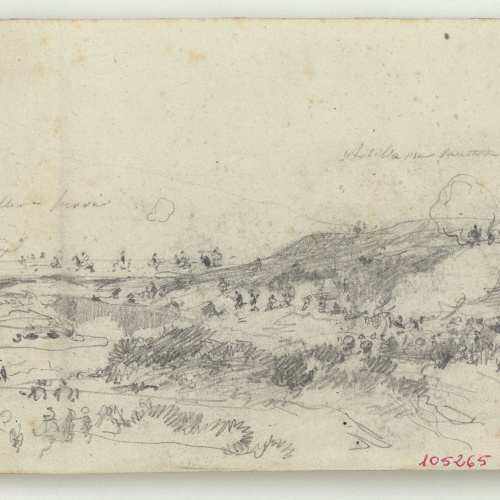 image for: Marià Fortuny - Estudi per al quadre «La batalla de Tetuan» - Cap a 1860