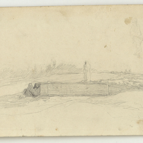 image for: Marià Fortuny - Marroquins en un paisatge - Cap a 1860-1862