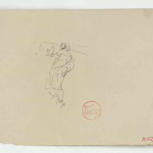 image for: Marià Fortuny - Esbós de marroquí - Cap a 1860-1862