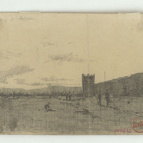 image for: Marià Fortuny - [Mu]ros de Tetuán - Cap a 1860