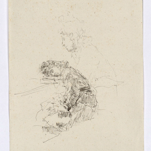 image for: Marià Fortuny - Esbossos de Cecilia de Madrazo - Cap a 1874