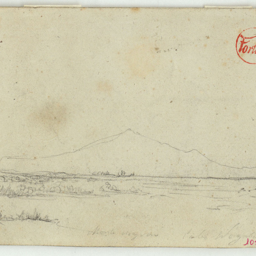 image for: Marià Fortuny - Monte Negrón, cabo Negrón (anvers) / Croquis inconcret (revers) - Cap a 1860
