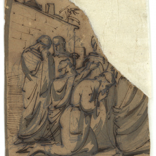 image for: Marià Fortuny - Escena bíblica - Cap a 1855-1858
