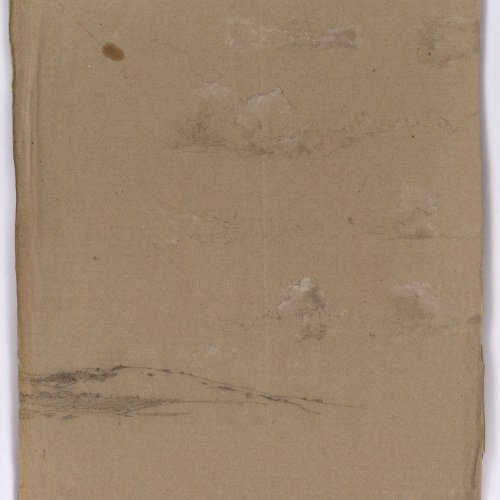 image for: Marià Fortuny - Paisatge amb núvols - Cap a 1860-1862