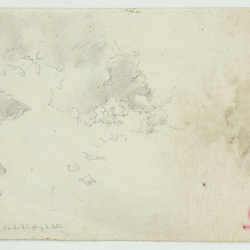 image for: Marià Fortuny - Estudi per al quadre «Platja de Portici» - Cap a 1874