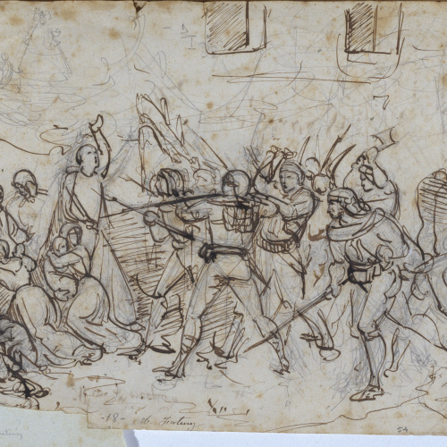 image for: Marià Fortuny - Guerra dels Matiners (Segona Guerra Carlina) - Cap a 1856