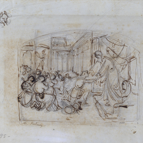 image for: Marià Fortuny - Josep és rebut pel faraó - Cap a 1854-1855