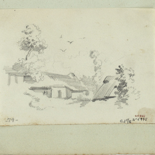 image for: Marià Fortuny - Paisatge rural - Cap a 1853-1856