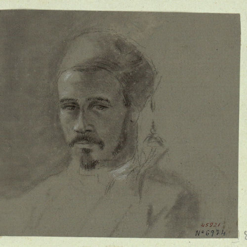 image for: Marià Fortuny - Bust de turc - Cap a 1856-1858