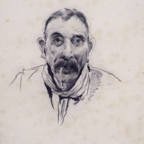 image for: Santiago Rusiñol - Retrat d&#039;home - Cap a 1890-1895