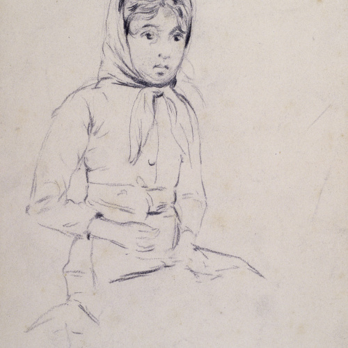 image for: Santiago Rusiñol - Noia asseguda - Cap a 1883