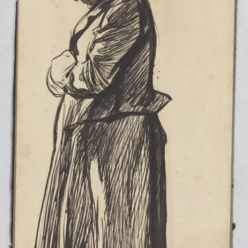 image for: Manuel Feliu de Lemus - Dona vella - Cap a 1900-1910