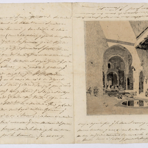 image for: Marià Fortuny - El tribunal de l&#039;Alhambra - 2 de gener de 1872