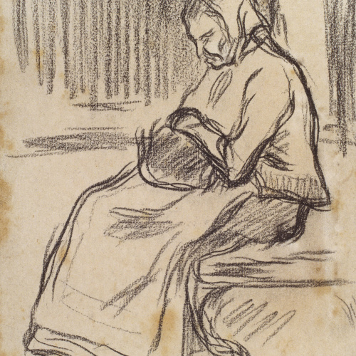 image for: Isidre Nonell - Dona adormida - Cap a 1890-1900