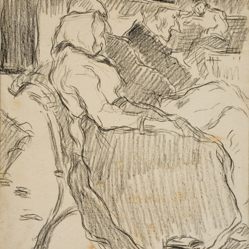image for: Isidre Nonell - Asseguts en un parc - Cap a 1890-1896