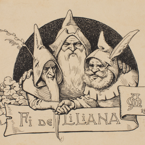 image for: Apel·les Mestres - Fi de Liliana. Culdellàntia per al poema «Liliana» d&#039;Apel·les Mestres - 1906
