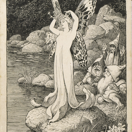 image for: Apel·les Mestres - Revelació. Il·lustració per al poema «Liliana» d&#039;Apel·les Mestres - 1905