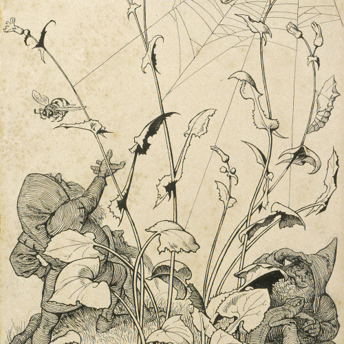 image for: Apel·les Mestres - L&#039;aranya. Il·lustració per al poema «Liliana» d&#039;Apel·les Mestres - 1905