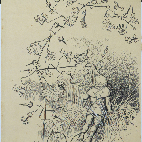 image for: Apel·les Mestres - Retorn de Flok. Il·lustració per al poema «Liliana» d&#039;Apel·les Mestres - Cap a 1907