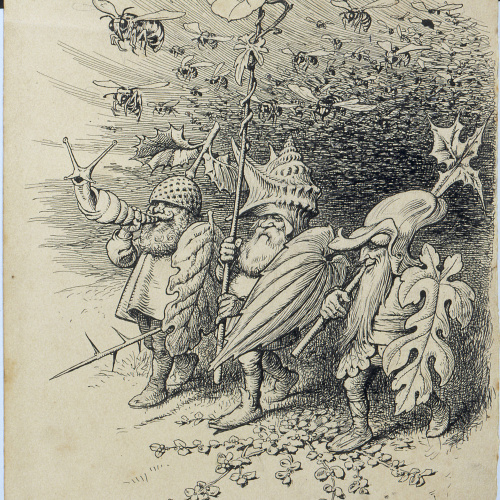 image for: Apel·les Mestres - Armament. Il·lustració per al poema «Liliana» d&#039;Apel·les Mestres - 1905