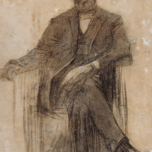 image for: Ramon Casas - Retrat d&#039;Antoni Nicolau - Cap a 1897-1899