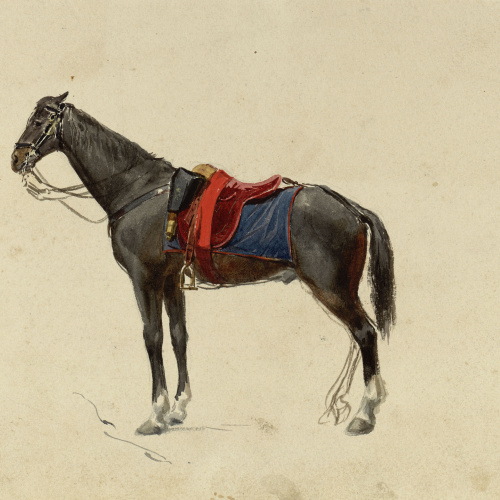 image for: Marià Fortuny - Euga del general Prim - Cap a 1860