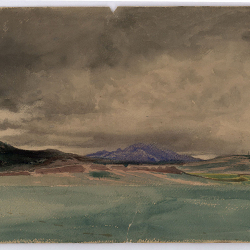 image for: Marià Fortuny - Paisatge marroquí. Estudi per al quadre «La batalla de Tetuan» - 1860
