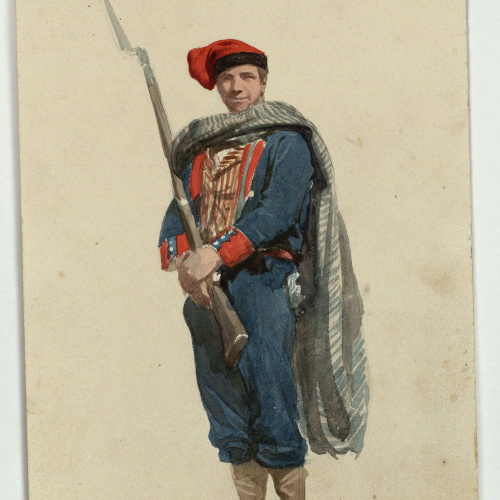 image for: Marià Fortuny - Voluntari català de la guerra d&#039;Àfrica - Cap a 1860