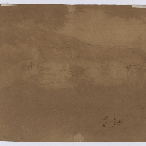 image for: Marià Fortuny - Cases rurals marroquines (anvers) / Esbós de cabanya marroquina (revers) - Cap a 1860 [1]