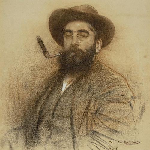 image for: Ramon Casas - Autoretrat - 1908
