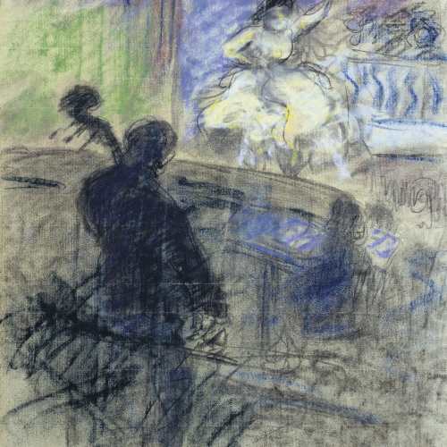 image for: Ricard Canals - Interior de music-hall - Cap a 1897-1899