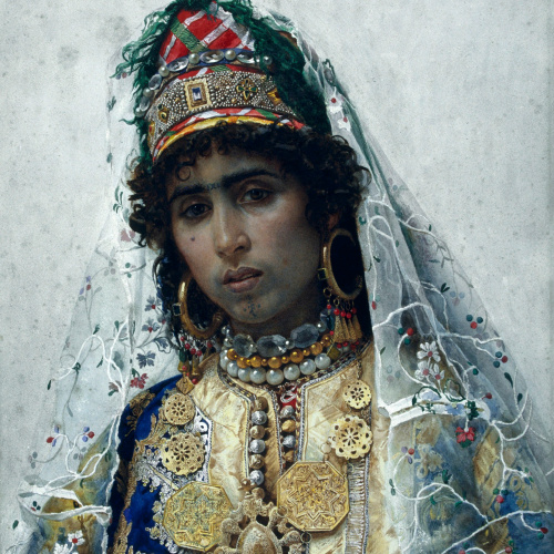 image for: Josep Tapiró - Núvia berber - Cap a 1896