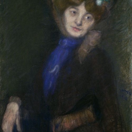image for: Joaquim Sunyer - Retrat de dona - 1904