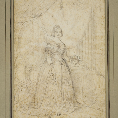 image for: Marià Fortuny - Retrat d&#039;Isabel II - 1855