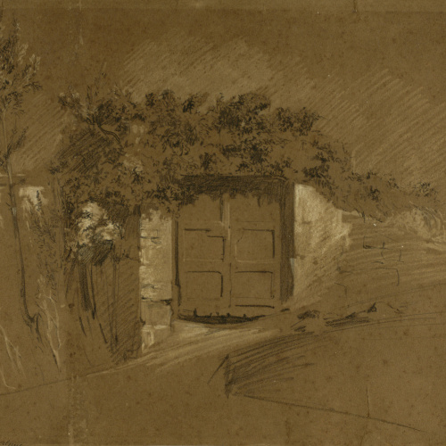 image for: Ramon Martí i Alsina - Porta de tàpia - Cap a 1860-1870