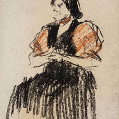 image for: Ricard Canals - Dona asseguda - Cap a 1910