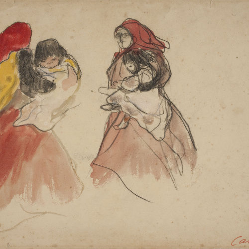 image for: Ricard Canals - Gitanes amb nens - Cap a 1900-1910