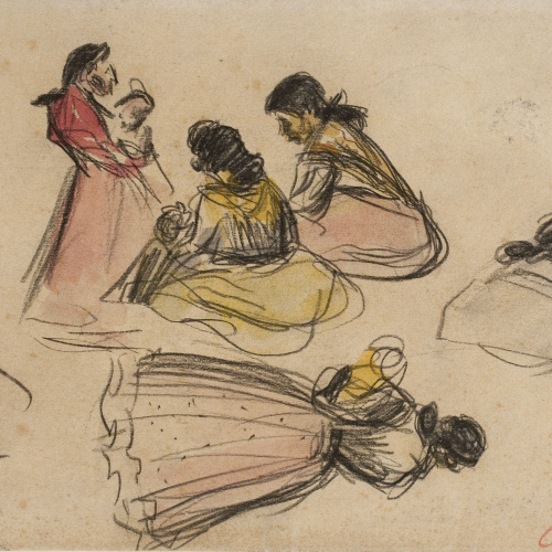 image for: Ricard Canals - Apunt de gitanes - Cap a 1910-1920