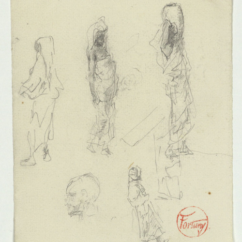 image for: Marià Fortuny - Marroquins - Cap a 1860-1862