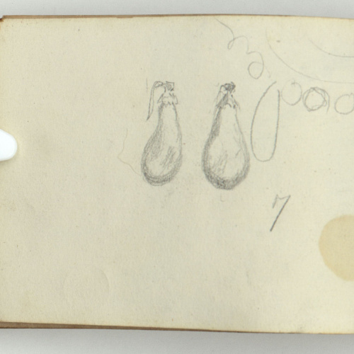 image for: Marià Fortuny - Carrer (anvers) / Albergínies (revers) - Cap a 1866-1872 [1]