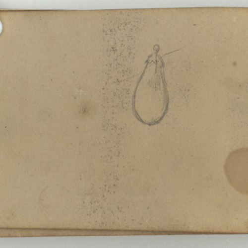 image for: Marià Fortuny - Estudi per al quadre «L&#039;elecció de la model» (anvers) / Albergínia (revers) - Cap a 1866-1872 [1]