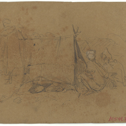 image for: Marià Fortuny - Campament marroquí - Cap a 1860-1862