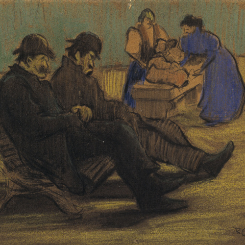 image for: Ricard Canals - Escena de carrer - Cap a 1897-1899