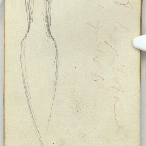 image for: Marià Fortuny - Arbres i fulles (anvers) / Àmfora (revers) - Cap a 1863-1872 [1]