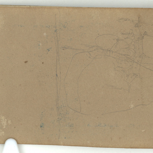 image for: Marià Fortuny - Croquis inconcret - Cap a 1863-1866