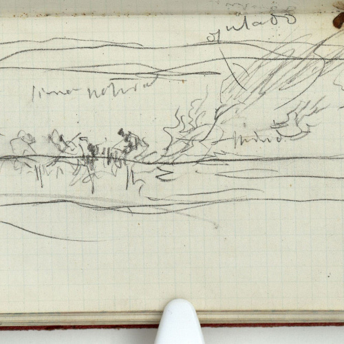 image for: Marià Fortuny - Croquis inconcret - Cap a 1868-1872