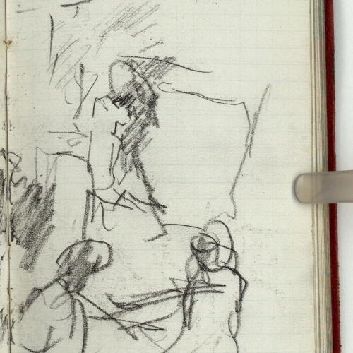 image for: Marià Fortuny - Esbós d'escenari i espectadors - Cap a 1868-1872