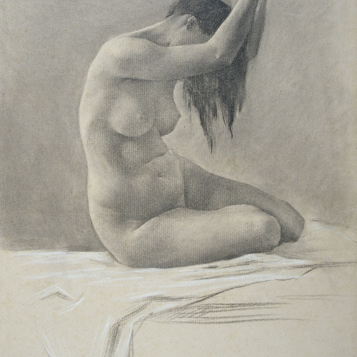 image for: Josep Llimona - Nu de dona - Cap a 1907