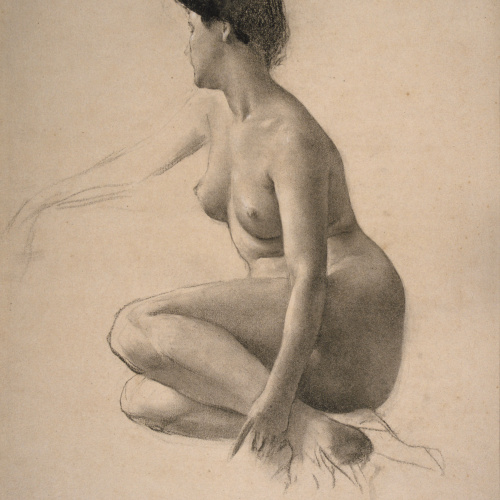 image for: Josep Llimona - Nu femení - Cap a 1907