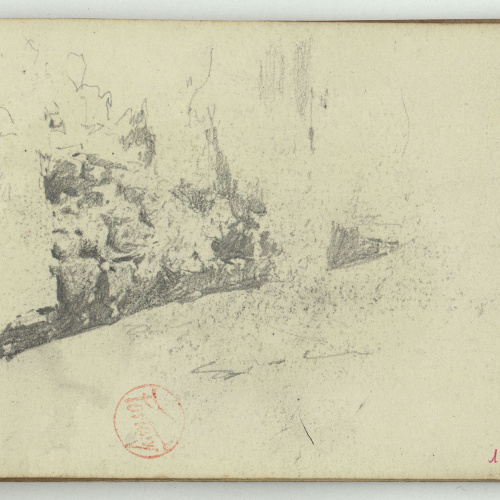 image for: Marià Fortuny - Mur (anvers) / Terrissaire (revers) - Cap a 1866-1872
